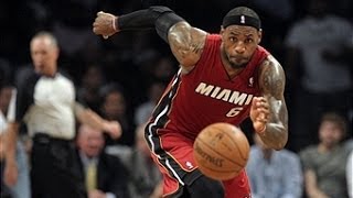 LeBron Sets a Heat Franchise Playoff Record with 49 Points [upl. by Shipman]