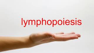 How to Pronounce lymphopoiesis  American English [upl. by Torosian]