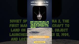 Luna 2 Hits Moon😨luna2 astronomy moon unknownfacts trending sovietunionmotivationspacecraft [upl. by Mazurek]