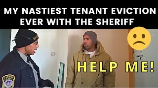 My nastiest eviction caught on tape EVER with the sheriffSquatters [upl. by Castera]