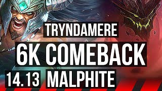 TRYNDAMERE OP 100 ATK SPEED UNSTOPPABLE  TOP 1 GLOBAL TRYNDAMERE BY Thua tại da xua  WILD RIFT [upl. by Arta]