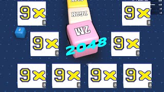 Cubes 2048io  How I Played  Capture the Full Map  Best Gameplay [upl. by Avirt]