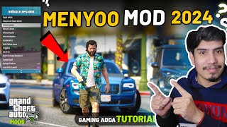 How to Install MENYOO TRAINER in GTA 5 LATEST VERSION 2024  GTA 5 Mods 2024  Gaming Adda [upl. by Lirva]