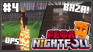 ŻELAZNY SET i BUDOWA BAZY w Fear Nightfall na SURVIVAL MINECRAFT Sezon 1 Odc 4 [upl. by Raina]