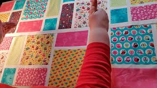 Patchwork and quilting  sashed disappearing 9 patch tutorial by Karen Strachan [upl. by Otrebtuc]