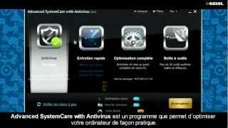 Tutoriel Advanced SystemCare with antivirus  Comment éliminer un Virus  EAZEL [upl. by Htiek]