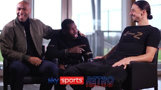 Paul Pogba gatecrashes Zlatan Ibrahimovics interview with Thierry Henry [upl. by Cahn388]