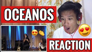 FIRST TIME REACTING to KEMUEL  OCEANOS ENSAIO  Hillsong United Cover [upl. by Anelah]