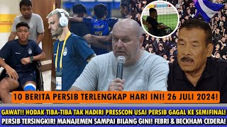 😱MENGEJUTKAN HODAK MENGHILANG USAI PERSIB KALAH😱Umuh Sampai Bilang Begini😱Bobotoh KECEWA BERAT [upl. by Igal561]