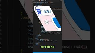 CSS transform property rotate vs scale coding programming Web development javascript [upl. by Oynotna]