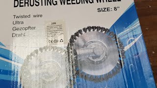 Derusting Weeding WheelSize 8 Unboxing [upl. by Itisahc]