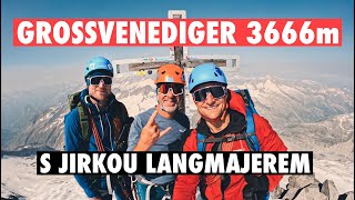 S Jiří Langmajer na čtvrtou nejvyšší horu Rakouska  Grossvenediger 3666m [upl. by Arraek]