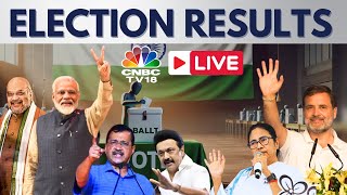 Election Results 2024 LIVE NDA Vs INDIA Alliance  PM Modi  Counting Day Results LIVE  N18ER [upl. by Llerrud]