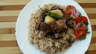 Jinsi ya kupika Pilau la kuchambuka kwa njia rahisi  Easy pulao recipe  Mapishi Rahisi [upl. by Leggat77]