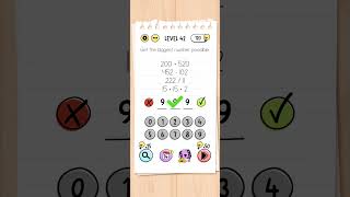 Brain test level 42 walkthrough [upl. by Andeee]