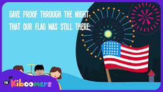 Star Spangled Banner Video  THE KIBOOMERS Preschool Songs for Patriotic Holidays [upl. by Nadia]