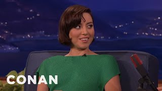 Aubrey Plazas quotParks and Recquot Birthday Reunion  CONAN on TBS [upl. by Pliam]