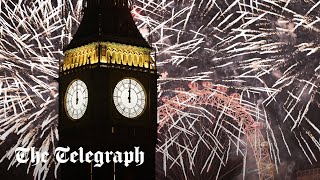 London rings in 2024 with spectacular fireworks display  New Years Eve [upl. by Anirual]