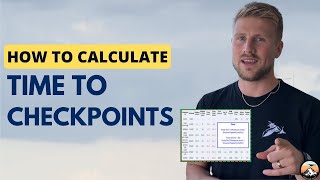 How to Calculate Time Enroute to Checkpoints  For Student Pilots [upl. by Laehcim]