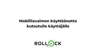 Mobiiliavaimen käyttöönotto kutsutulle käyttäjälle [upl. by Meil]