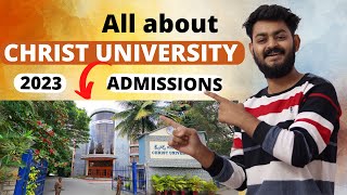 All about christ university 2023  admission procedure campuses fees placements etc [upl. by Euphemia112]