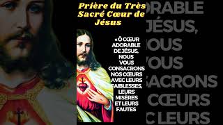 Prière du Très Sacré Cœur de Jésus « Ô Cœur adorable de Jésus nous Vous consacrons nos cœurs avec l [upl. by Arlan]