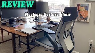 Steelcase Gesture Chair 2021 Review [upl. by Einafets]