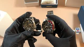 Seiko SKX007J amp SKX009J Unboxing amp Review 4K [upl. by Ynohtnaed]