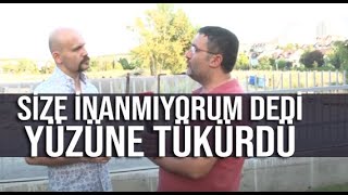 Beyaz TV muhabiri Levent Kelleci Atalay Demircinin yüzüne tükürdü [upl. by Hgieleak]