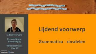 Lijdend voorwerp Grammatica zinsdelen [upl. by Fulviah]