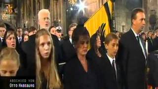 Otto von Habsburg  Funeral  Singing of the Kaiserhymne [upl. by Mohsen]