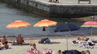 Cefalu Beach and Seafront Promenade Sicily Italy [upl. by Clift338]