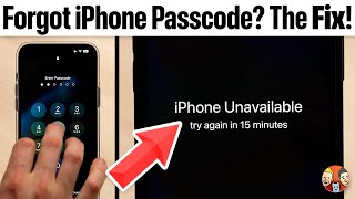 Forgot iPhone Passcode Heres The Fix 2023 [upl. by Peria]