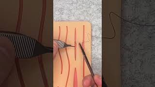 How to suture doctor surgery surgeon stitches [upl. by Mariel569]