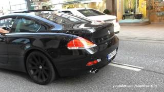 BMW 650i  BRUTAL Revs and Sounds Eisenmann [upl. by Maisey568]