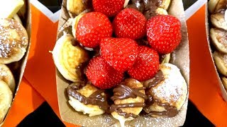 Dutch Poffertjes Dutch minipancakes Street Food in London Brick Lane Street Food [upl. by Filippo508]