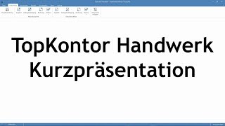 TopKontor Handwerk Kurzpräsentation [upl. by Port]