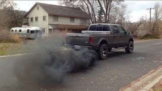 73 Powerstroke Rolling Coal [upl. by Annais]