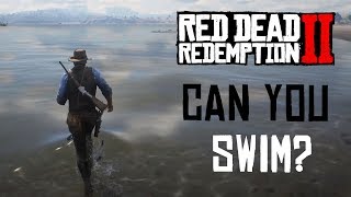 Can you SWIM in RED DEAD REDEMPTION 2 [upl. by Aitan]