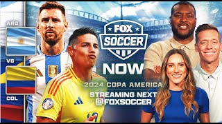 Argentina vs Colombia Pregame Show  FOX SOCCER NOW [upl. by Gnilyarg]