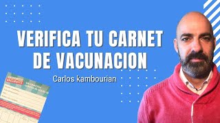 Verifica Tu Carnet de VACUNACION  ¿Para que sirve [upl. by Gnurt176]