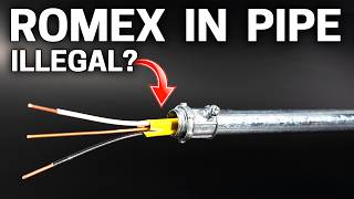 1 DIY Electric Mistake  Can you use Romex Wire in Conduit [upl. by Kirat]