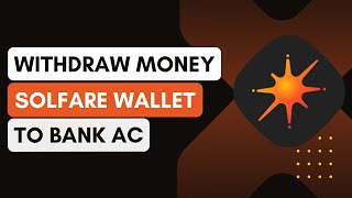 How To Withdraw From Solflare Wallet To Bank Account [upl. by Onihc34]