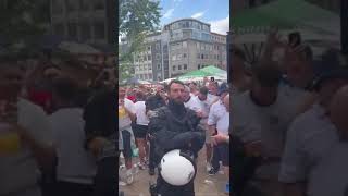 SOUTHGATE YOURE THE ONE  England Fans Sing Atomic Kitten Song At German Cop [upl. by Dnomaj]