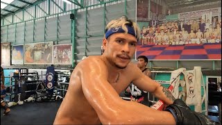 Kibedy Gordon training camp in PK saenchai Muay Thai in Thailand 🇹🇭 [upl. by Adnirod]