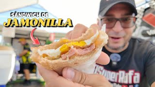 El Mejor Sándwich de Jamonilla Está en Añasco Puerto Rico 🇵🇷 [upl. by Teragramyram]