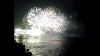 1231淡水漁人碼頭跨年煙火秀 Tamsui Fishermans Wharf fireworks show  安迪哥 [upl. by Ahsyek]