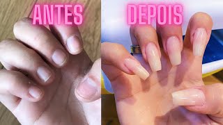 UÑAS DE GEL PASO A PASO PARA PRINCIPIANTES ESMALTE DE GEL EN UÑAS NATURALES ♡│Mirianny [upl. by Ennaxxor578]