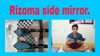 YAMAHA SNIPER 155 INSTALL RIZOMA SIDE MIRROR [upl. by Salaidh737]