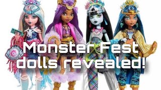 MONSTER HIGH NEWS Monster Fest dolls revealed Stock photos  G3 Catty leaks [upl. by Aikrehs99]